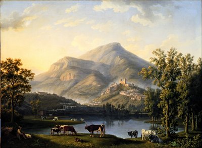 View of Itri by Jacob Philippe Hackert